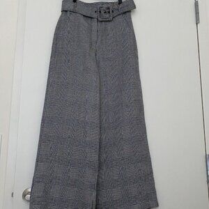 VERONICA BEARD WIDE LEG PANTS WITH REMOVAL BELT.